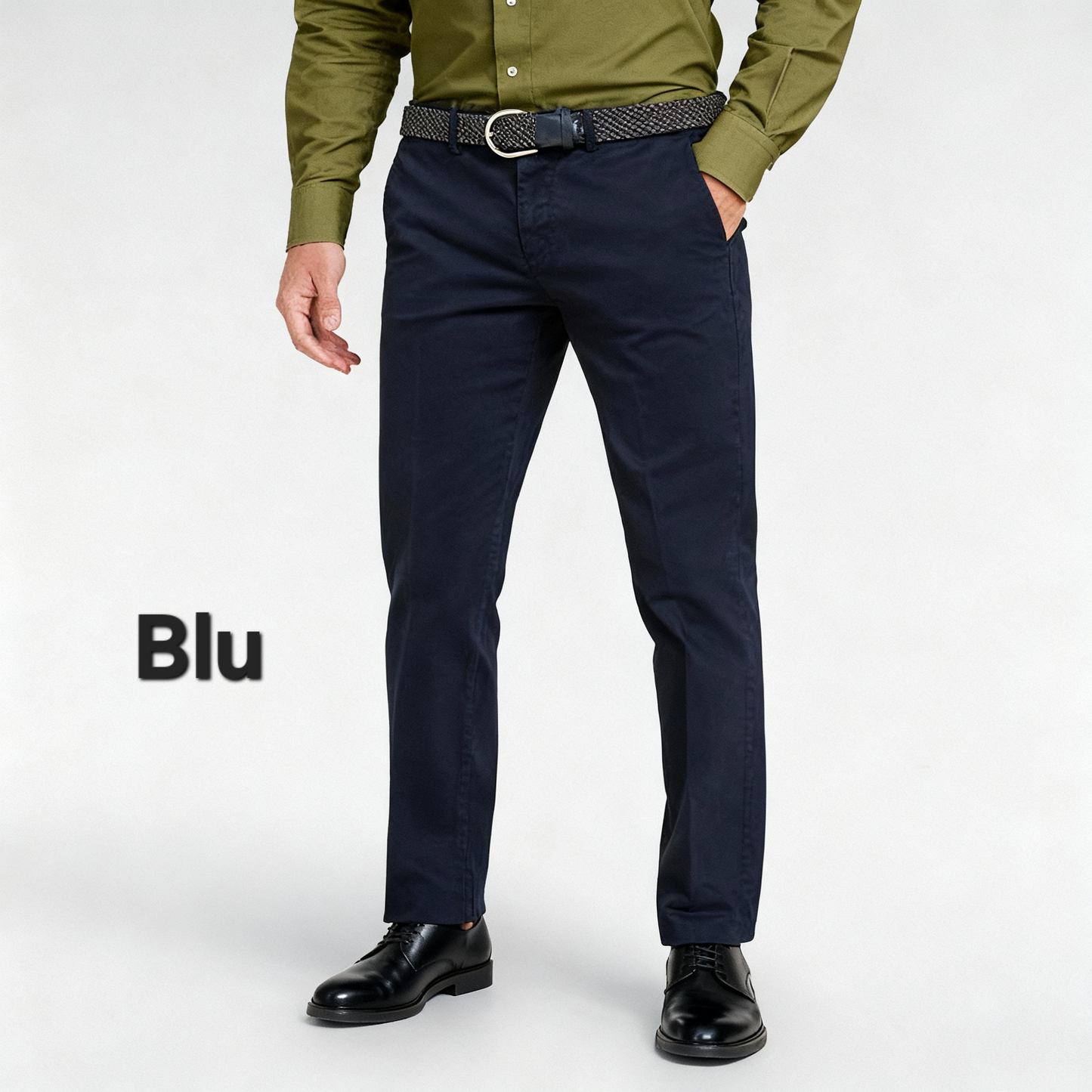 Pantalone cotone fustagna elasticizzato 6 colori