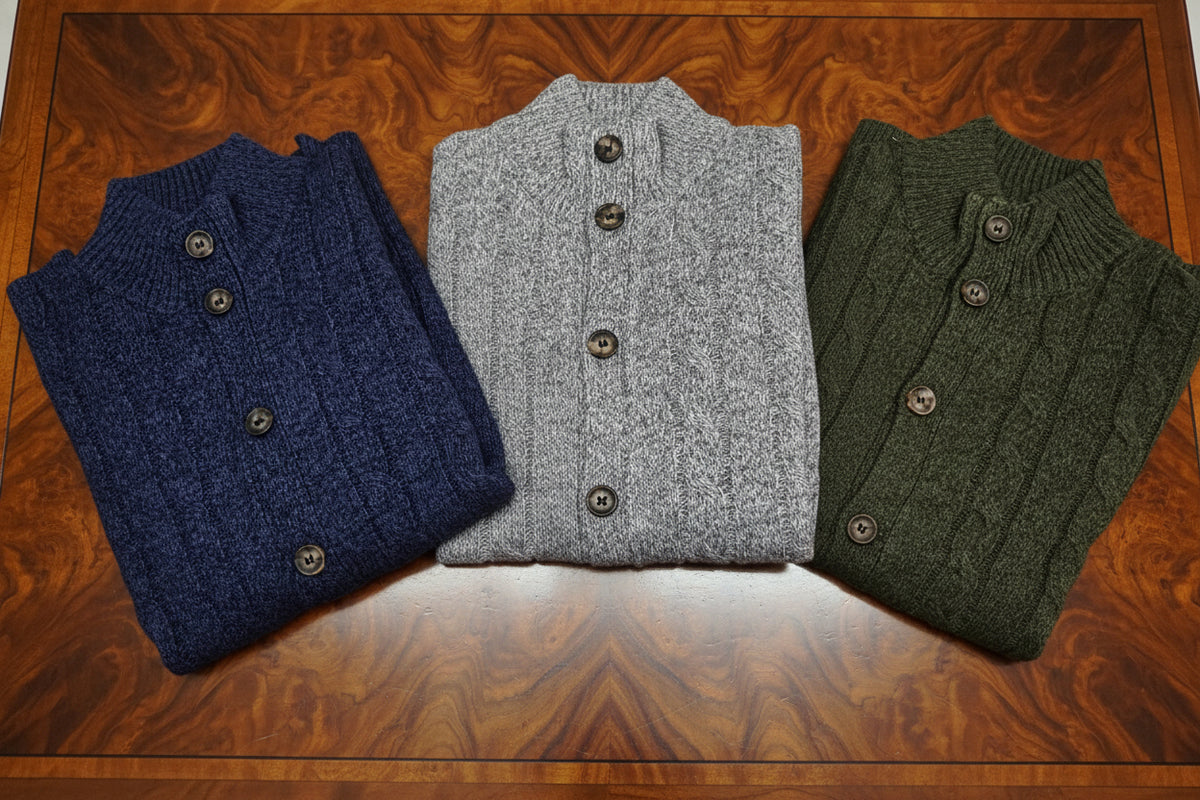 Maglione con trecce giacca BOTTONI