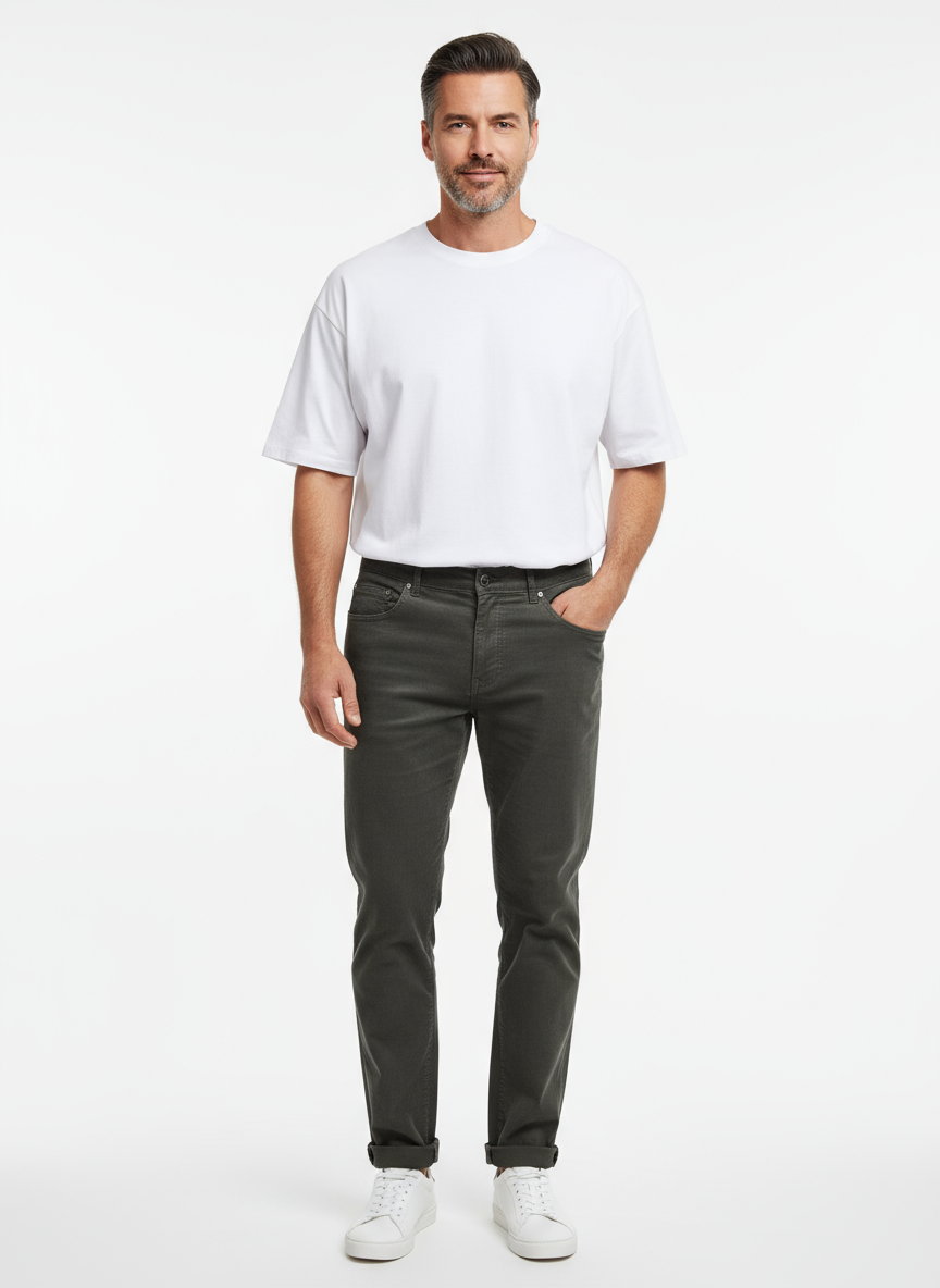 Pantaloni cotone invernale taglie forti