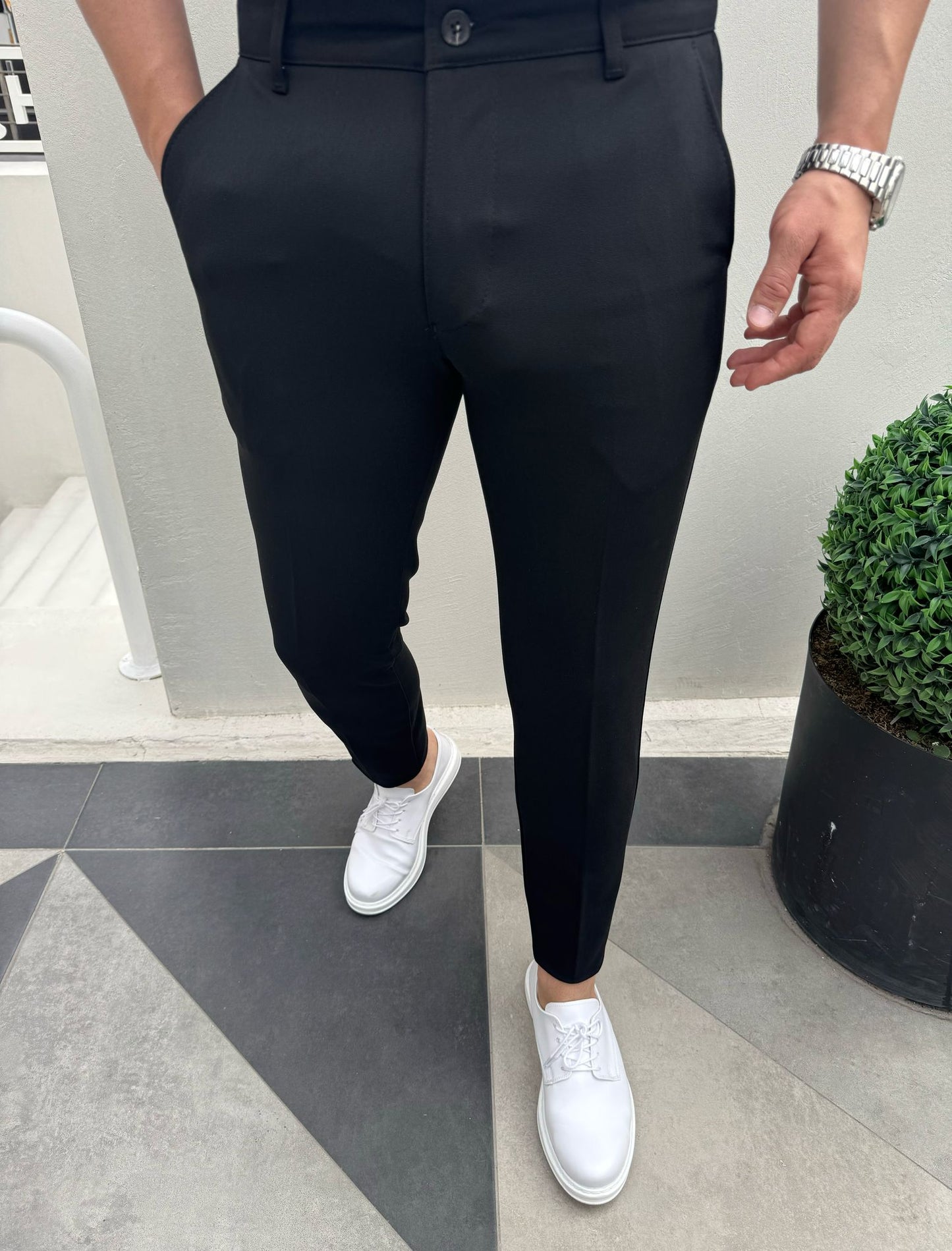Pantalone slimfit elegante elasticizzato