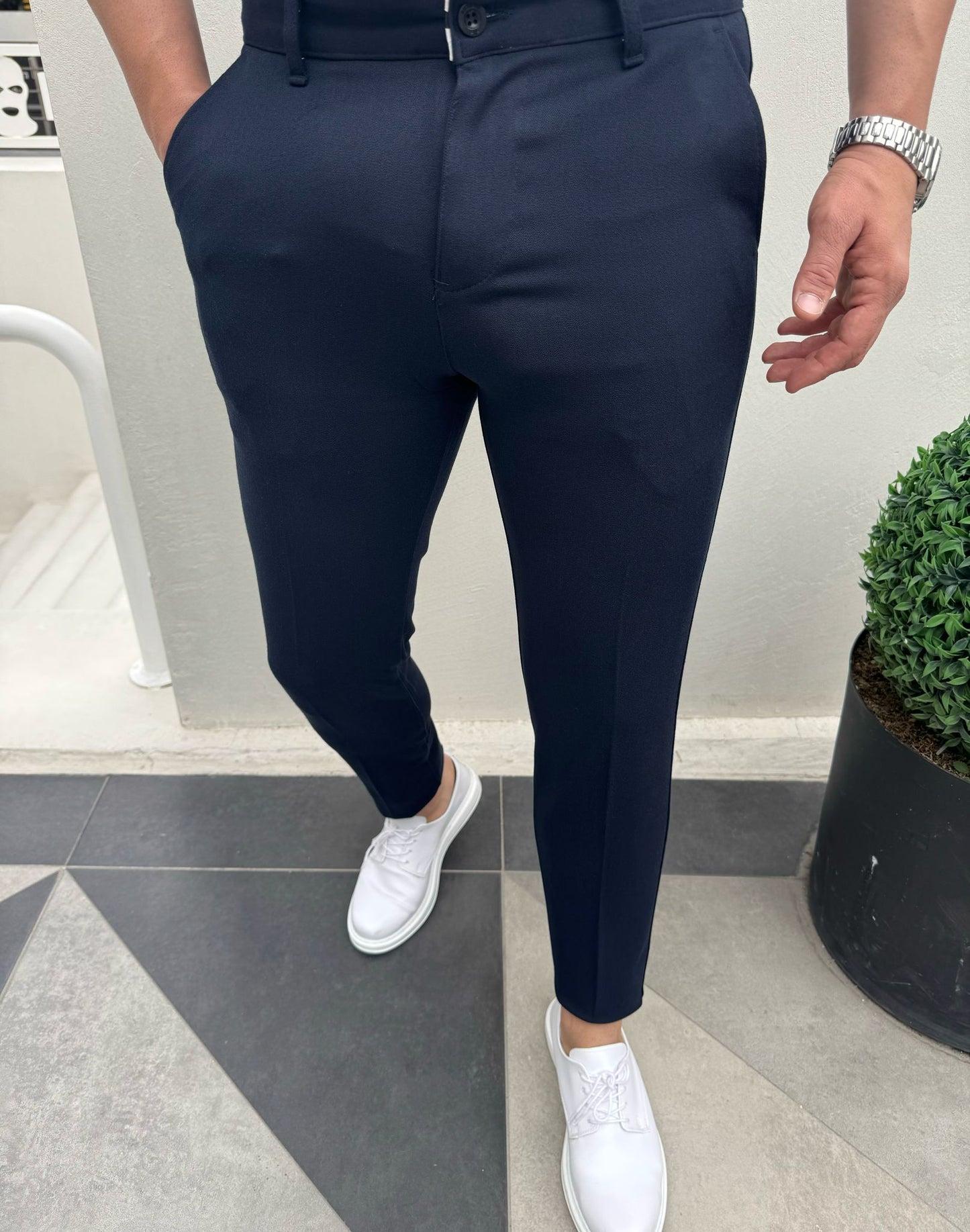 Pantalone slimfit elegante elasticizzato