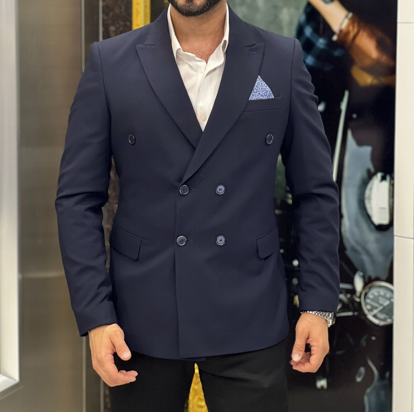 Giacca doppiopetto slimfit