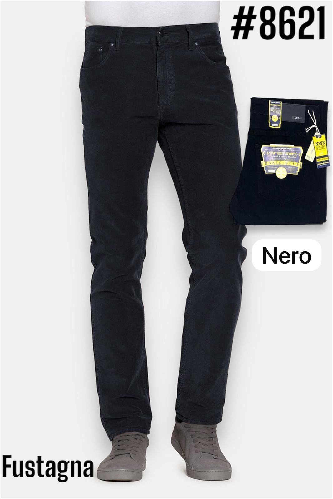 Pantalone chino smerigliato cotone 5 tasche