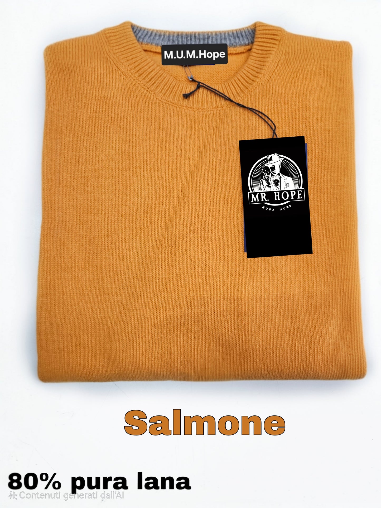 Maglione Girocollo Pura Lana LAMBSWOOL