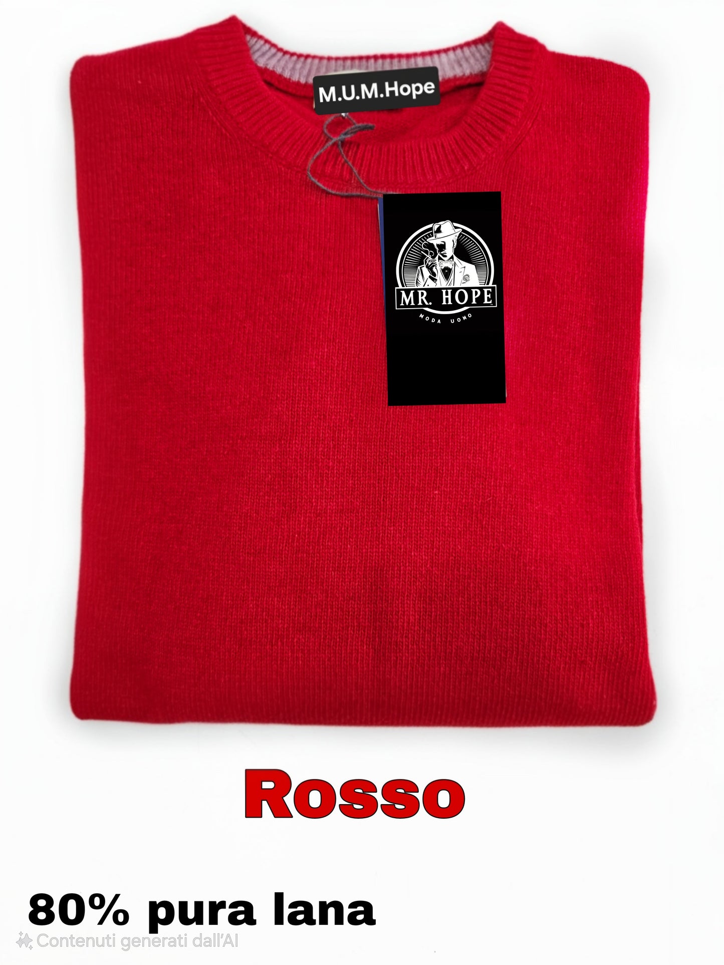 Maglione Girocollo Pura Lana LAMBSWOOL