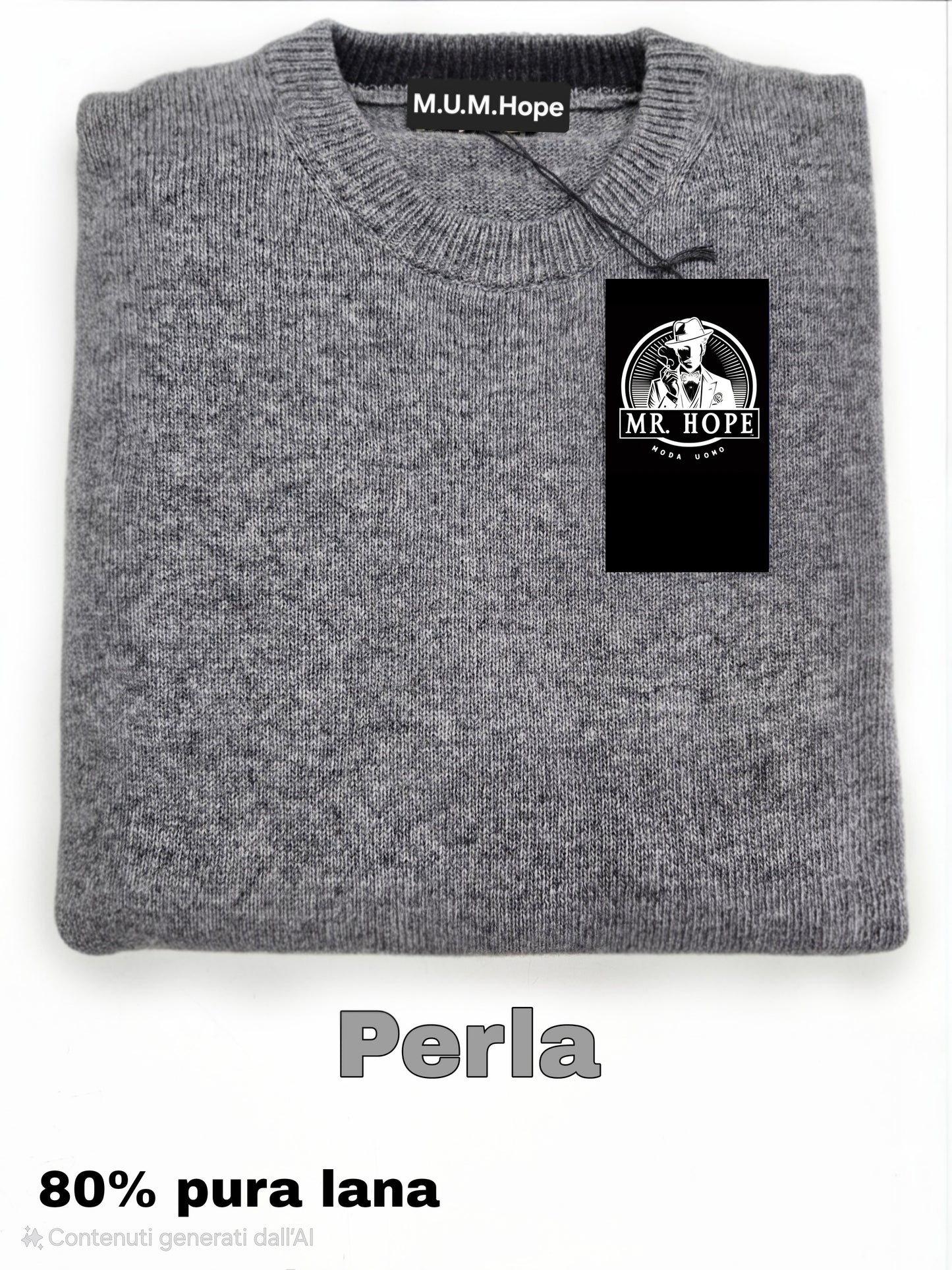 Maglione Girocollo Pura Lana LAMBSWOOL