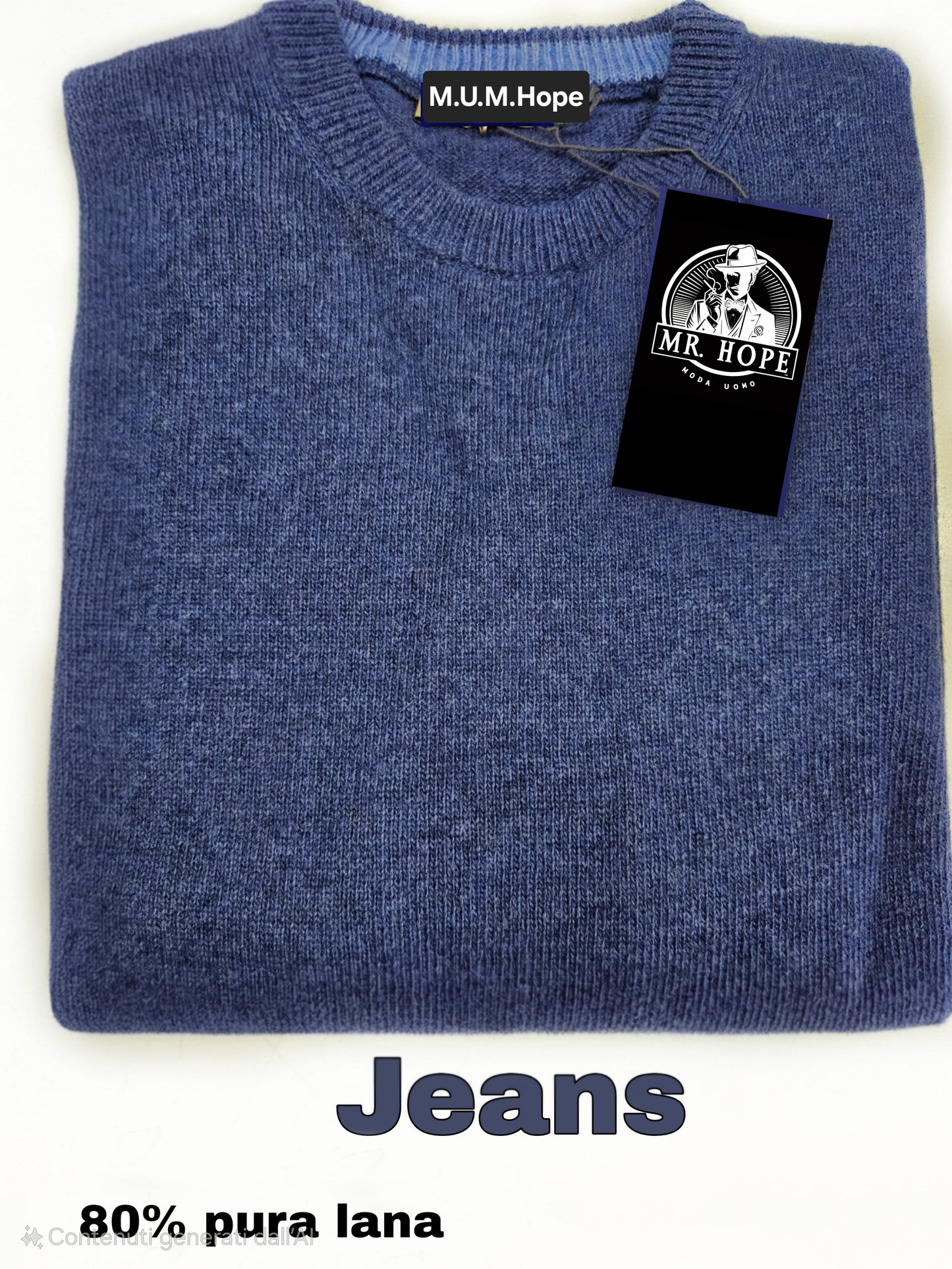 Maglione Girocollo Pura Lana LAMBSWOOL