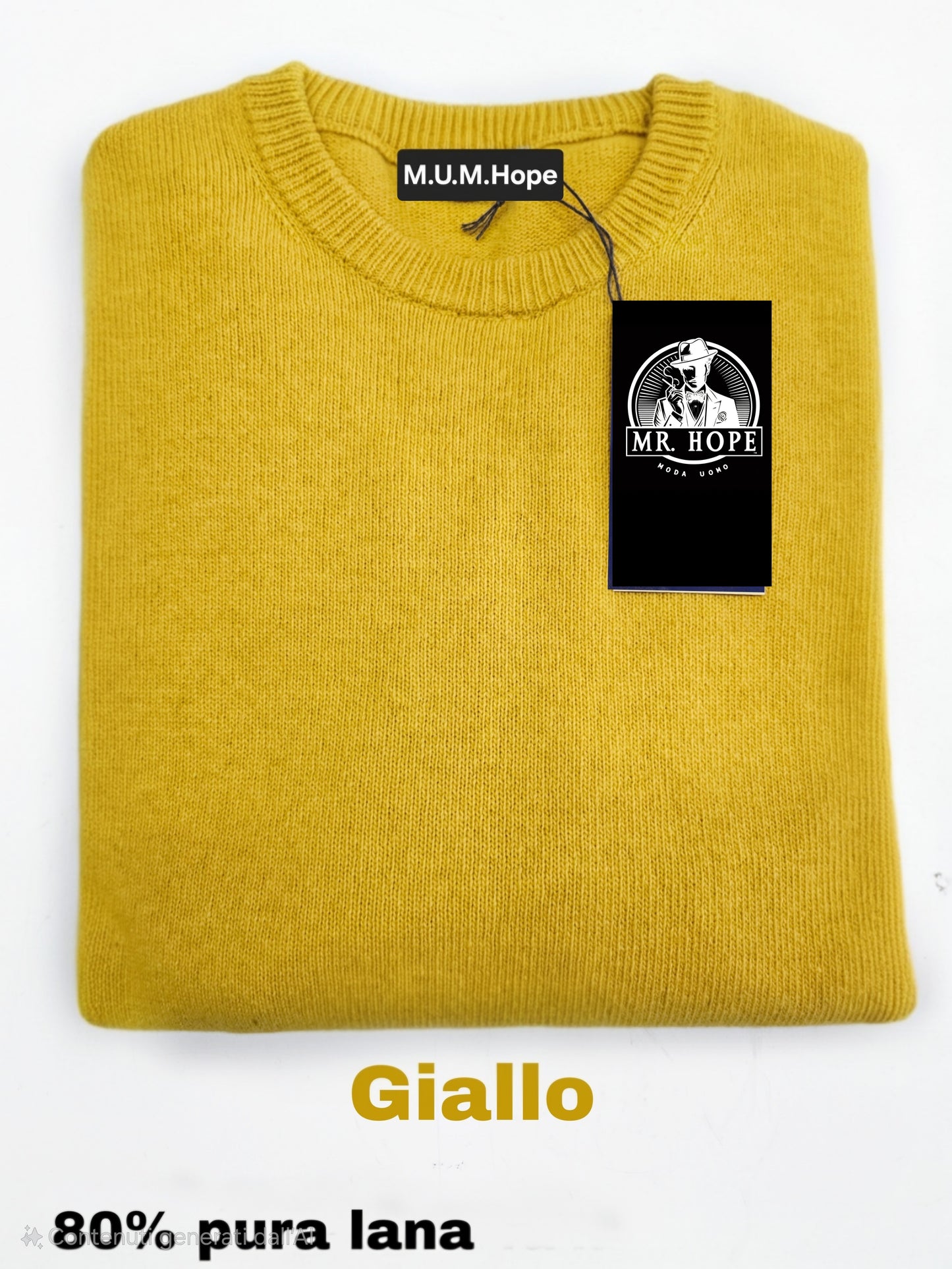 Maglione Girocollo Pura Lana LAMBSWOOL