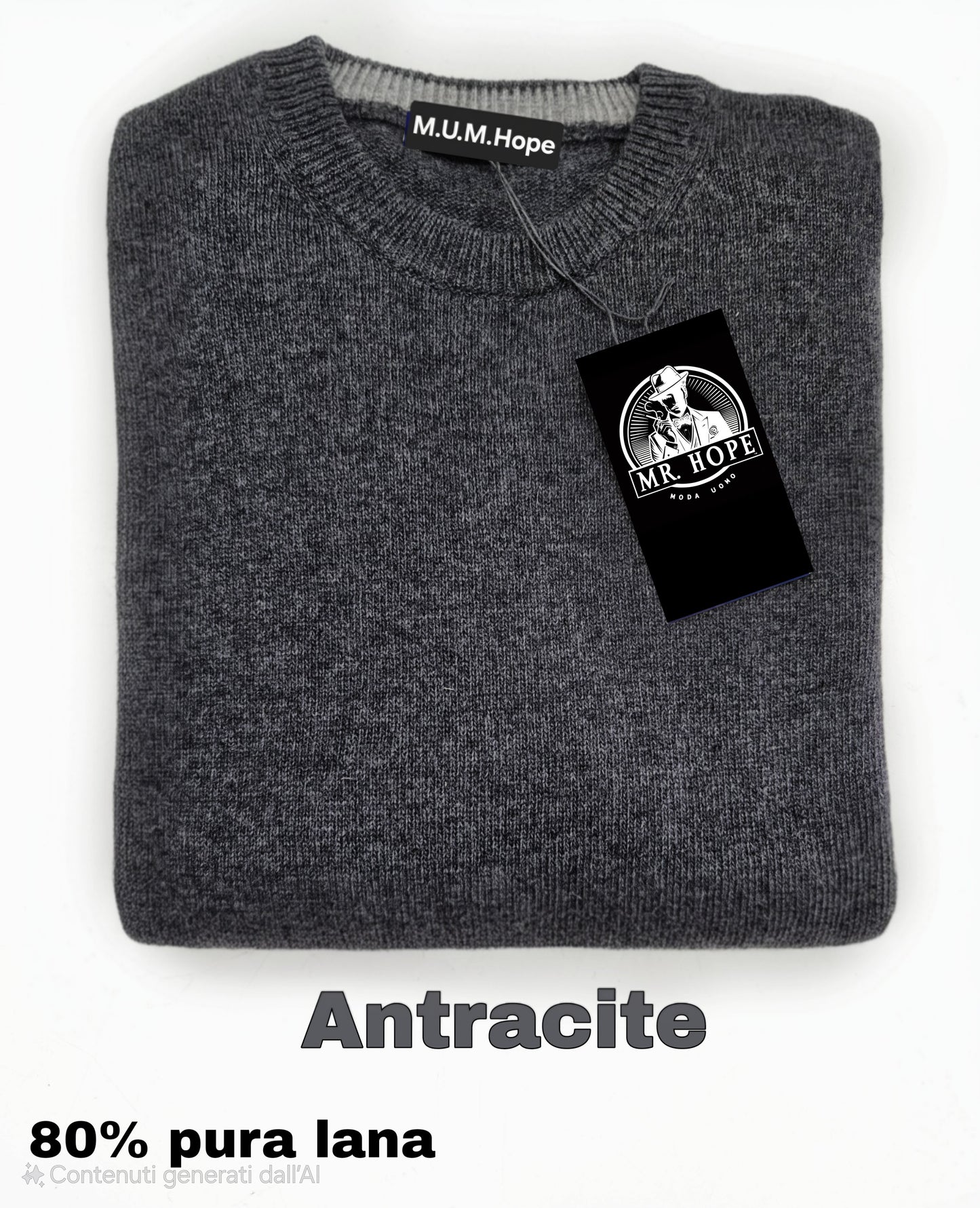 Maglione Girocollo Pura Lana LAMBSWOOL