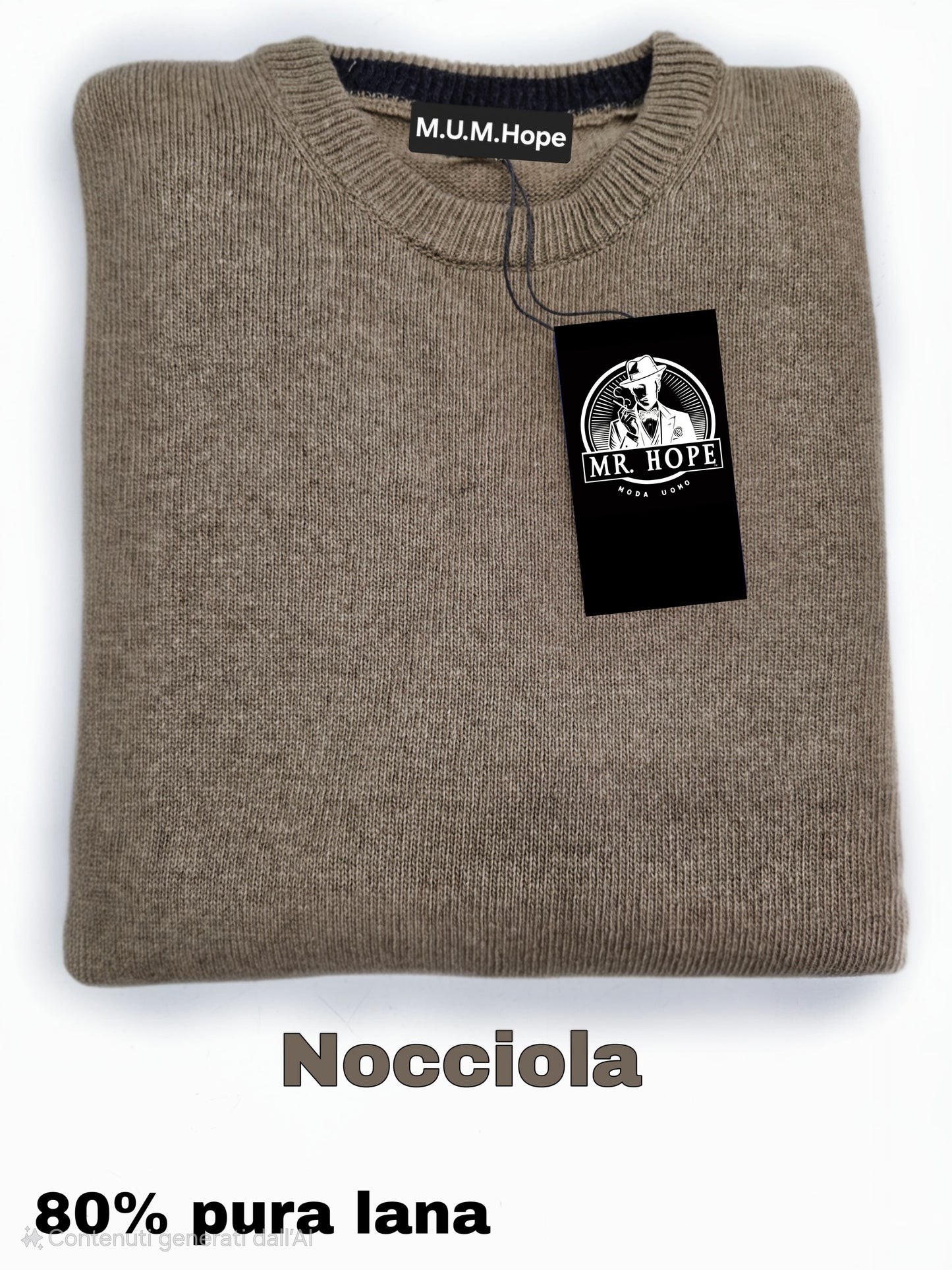 Maglione Girocollo Pura Lana LAMBSWOOL