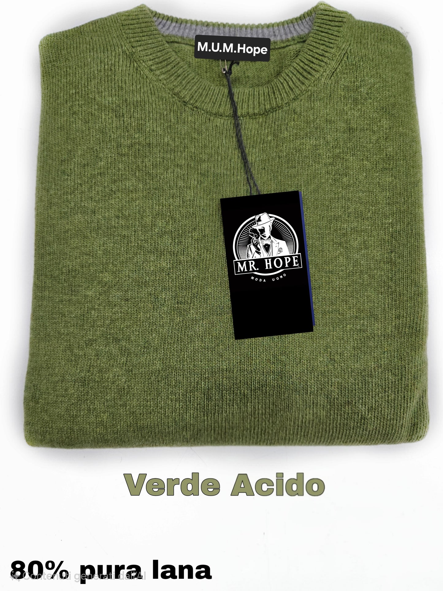 Maglione Girocollo Pura Lana LAMBSWOOL