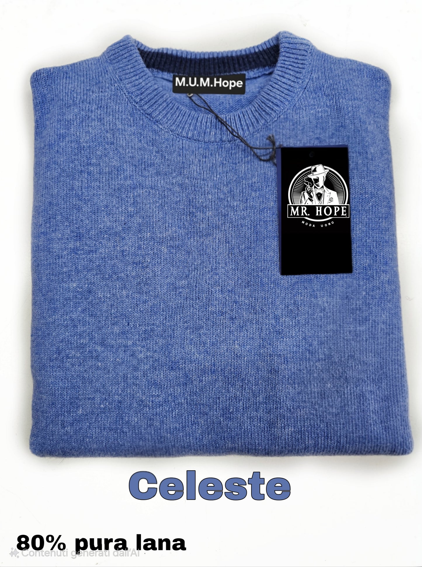 Maglione Girocollo Pura Lana LAMBSWOOL
