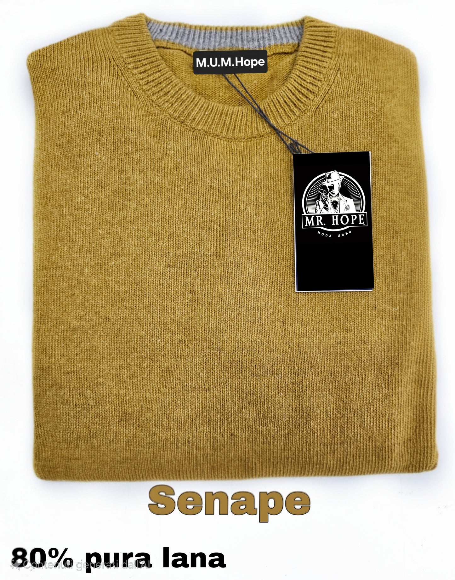 Maglione Girocollo Pura Lana LAMBSWOOL
