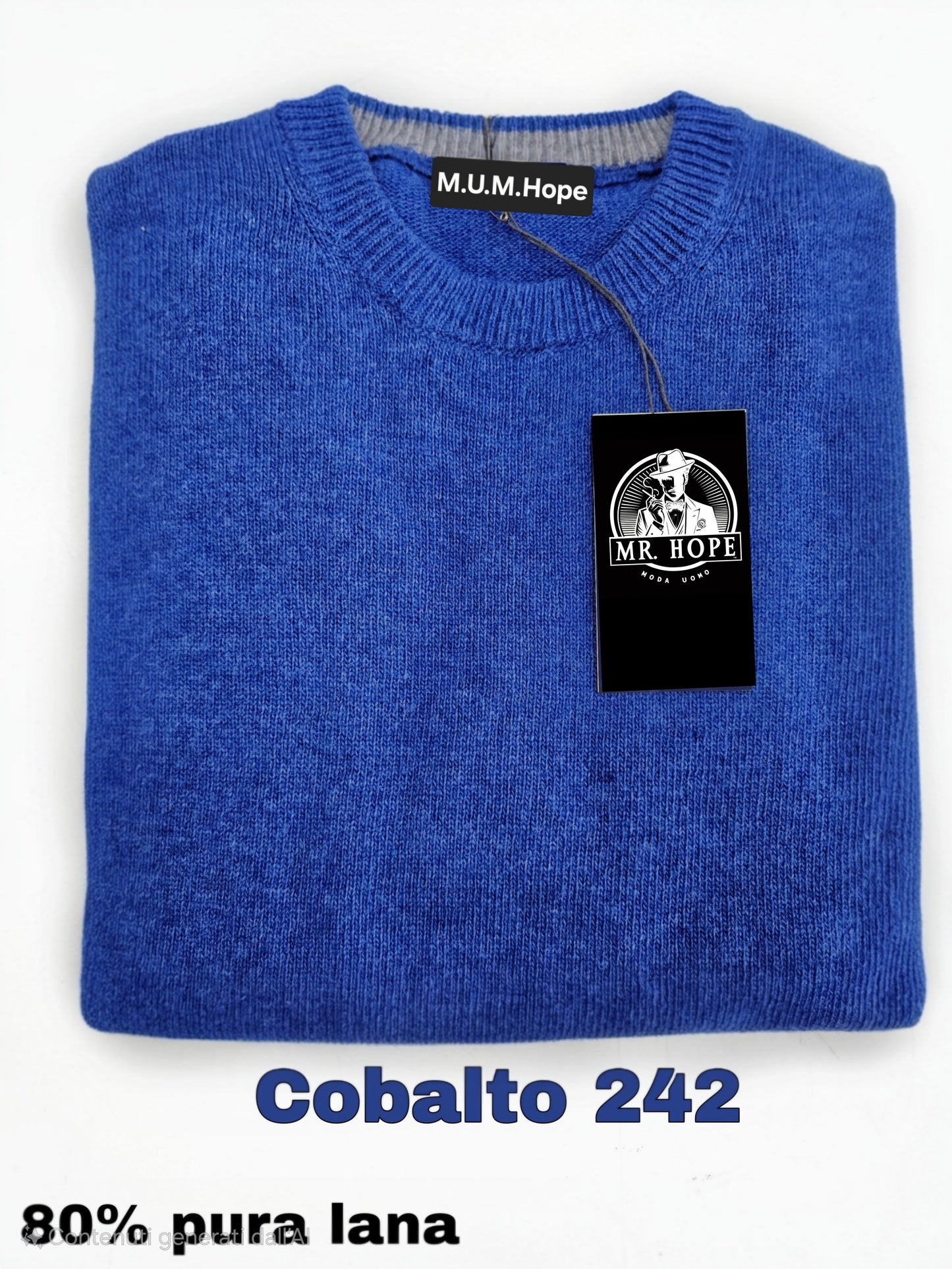 Maglione Girocollo Pura Lana LAMBSWOOL