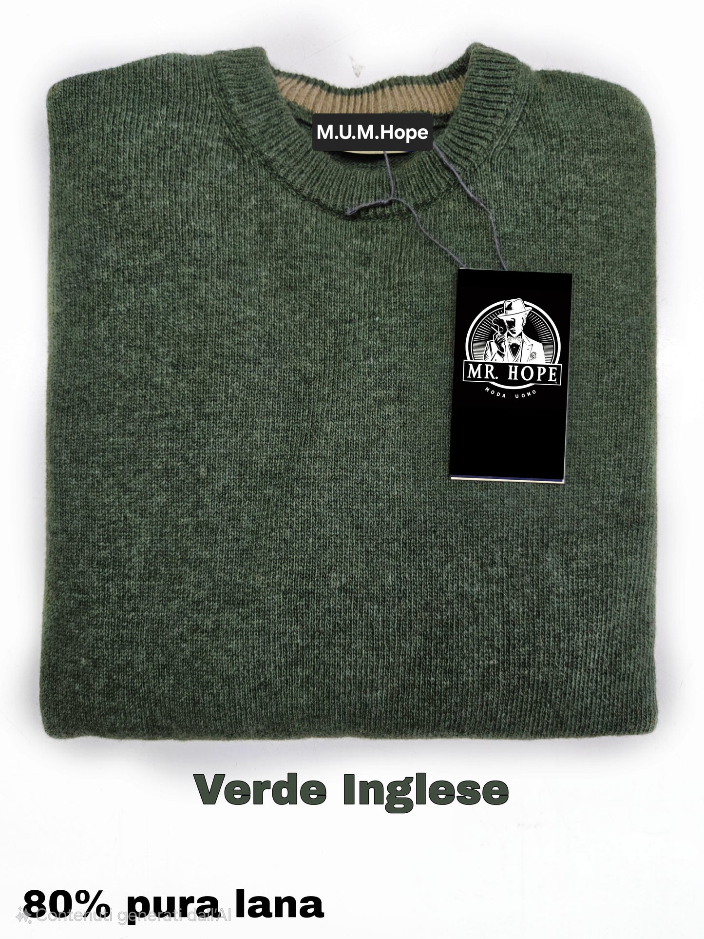 Maglione Girocollo Pura Lana LAMBSWOOL