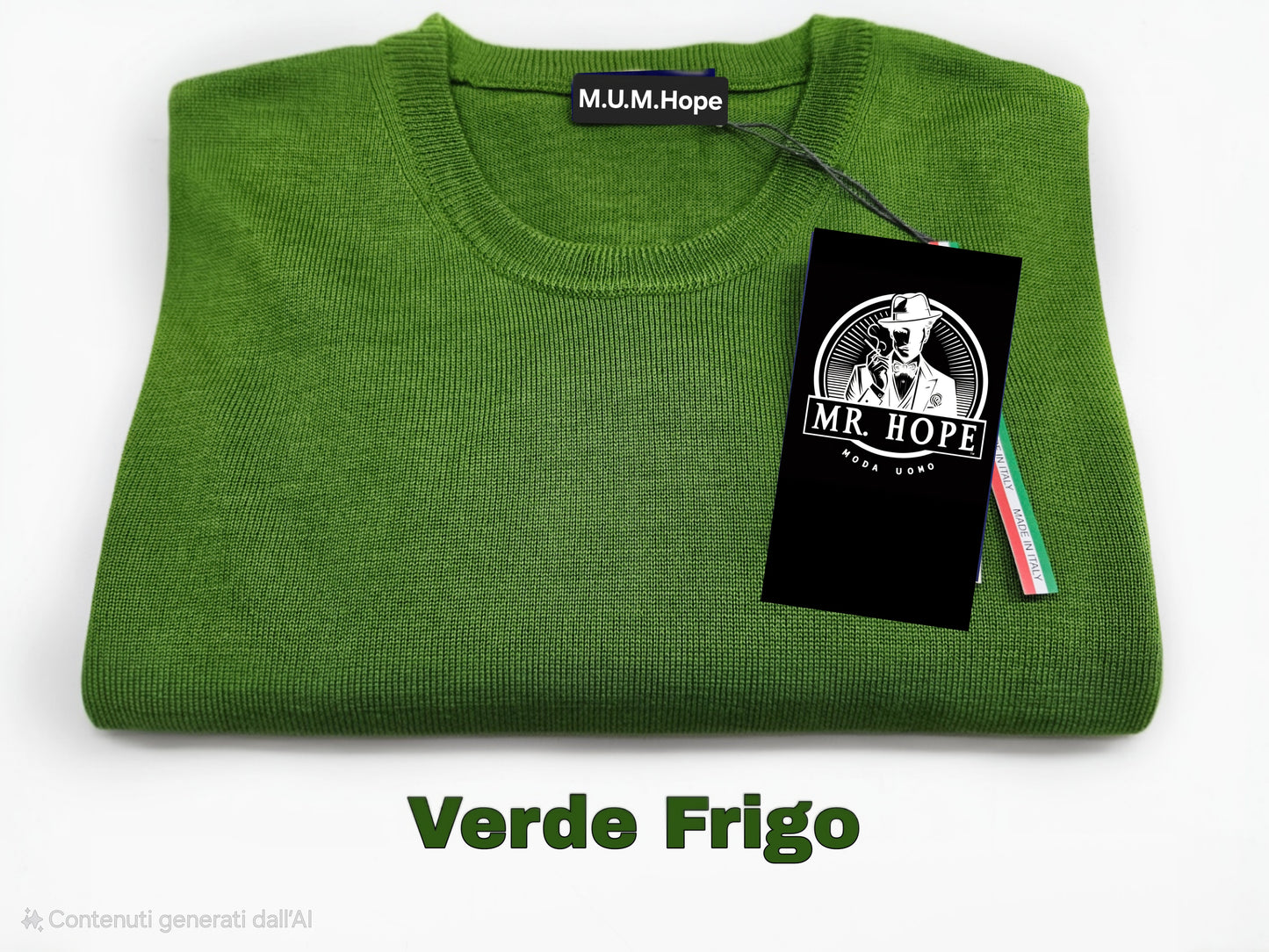 Maglia Girocollo lana merinos Toscana made in italy 🇮🇹