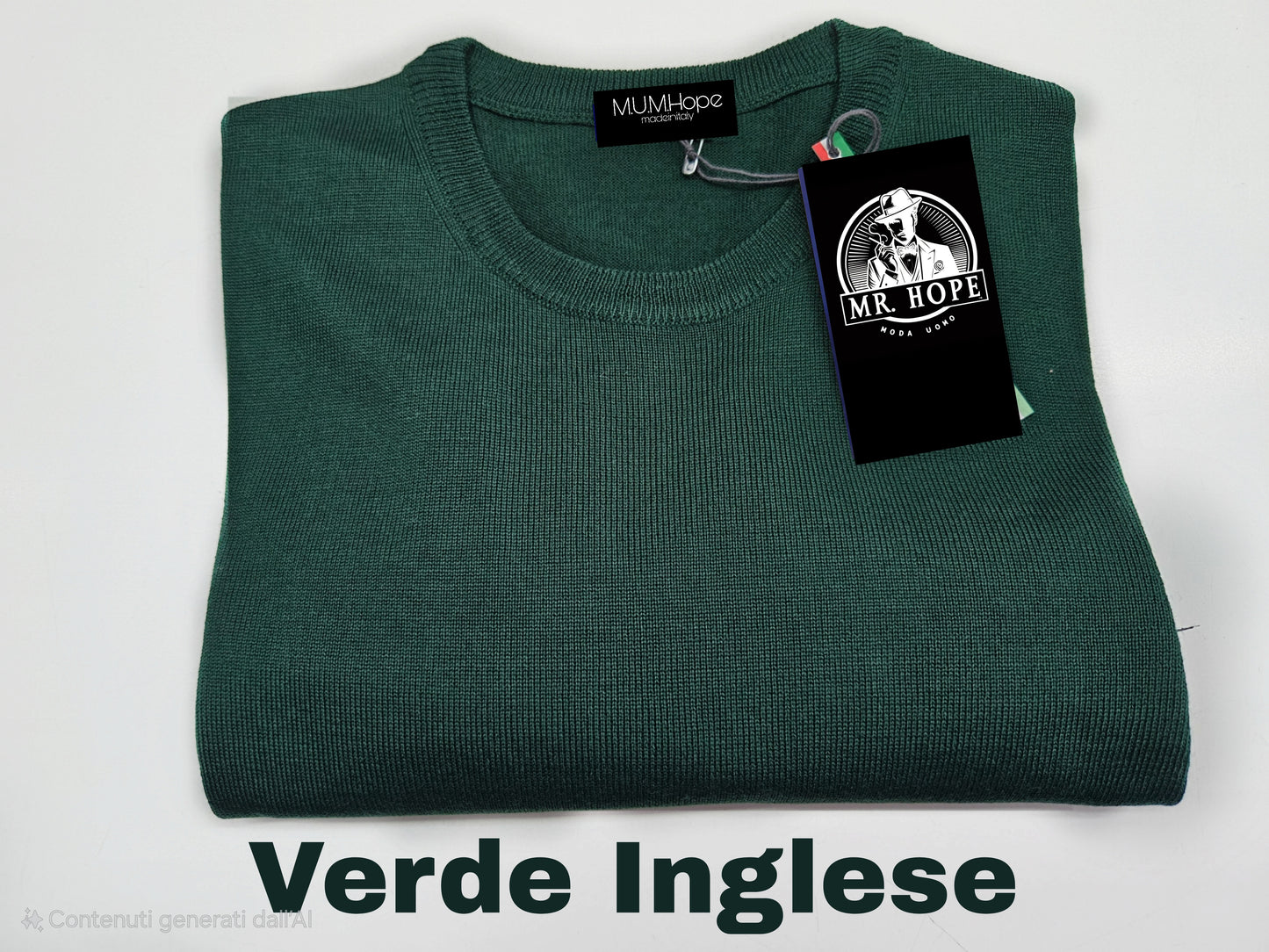 Maglia Girocollo lana merinos Toscana made in italy 🇮🇹