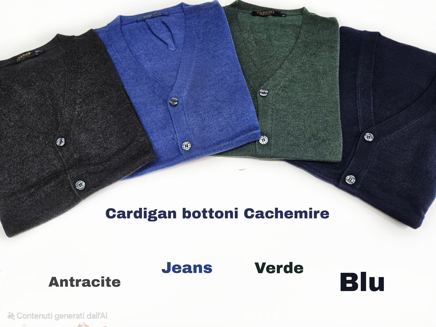 Cardigan bottoni misto cachemire