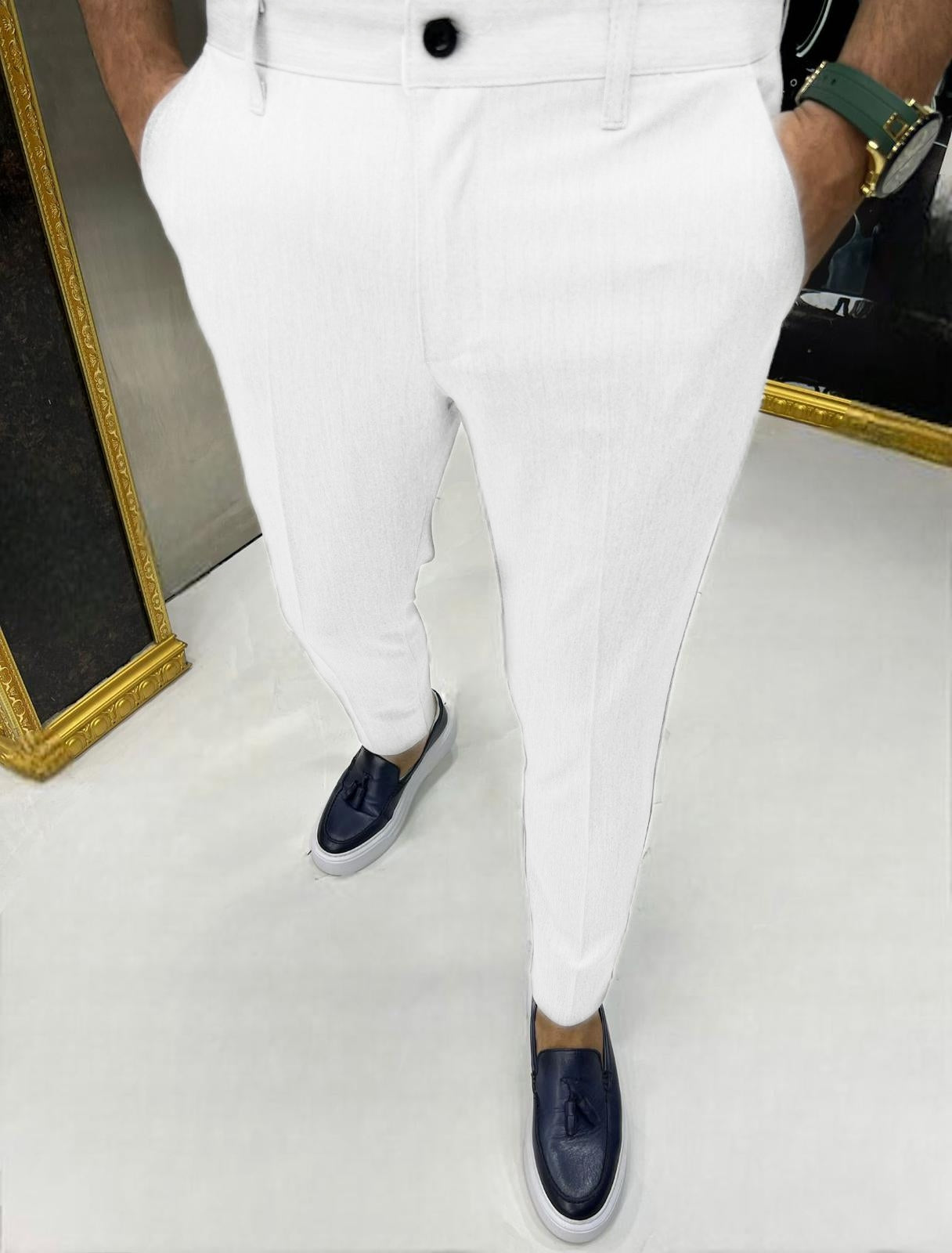 Pantalone slimfit elegante elasticizzato