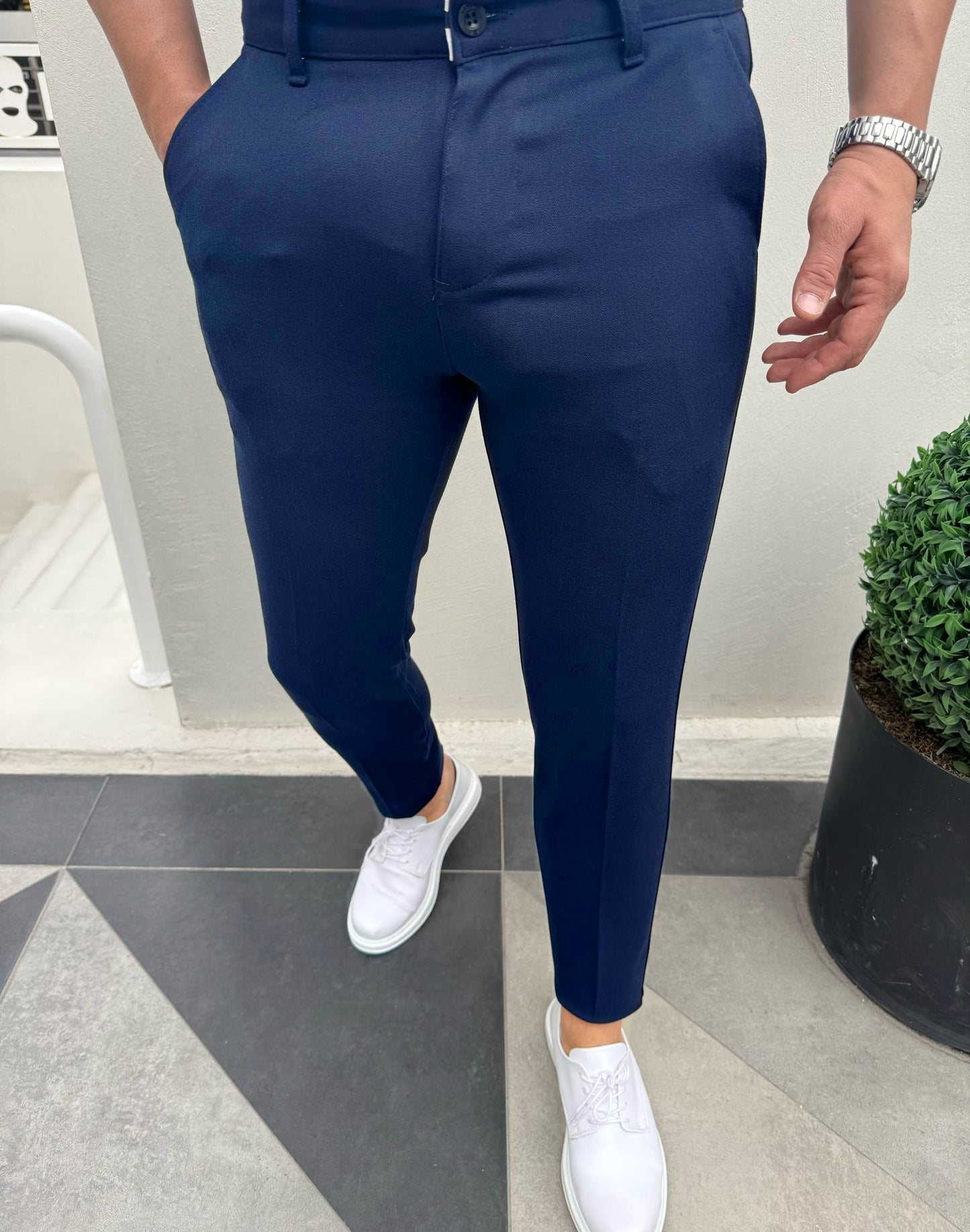 Pantalone slimfit elegante elasticizzato