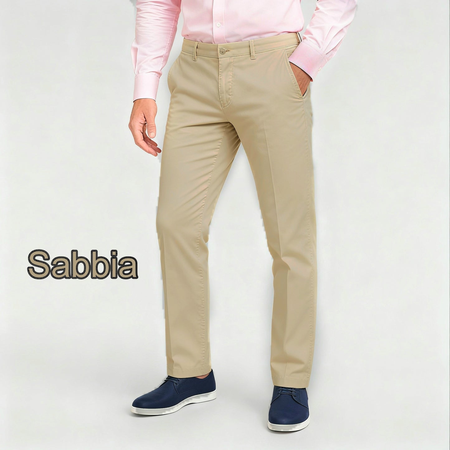 Pantalone cotone fustagna elasticizzato 6 colori