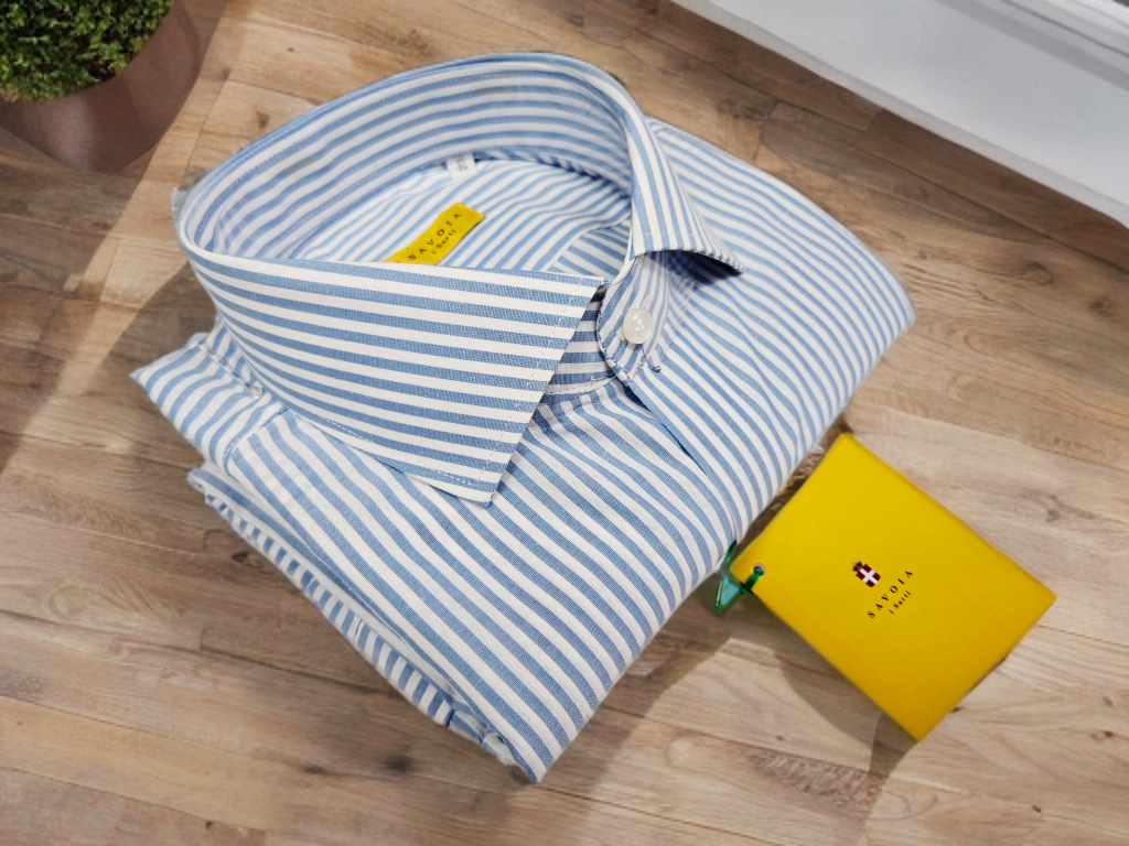 Camicie rigate 100% cotone Sartoriali