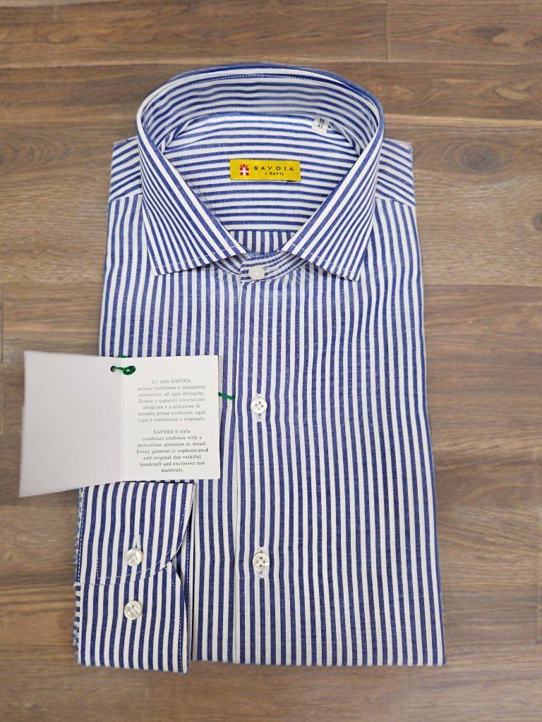 Camicie rigate 100% cotone Sartoriali