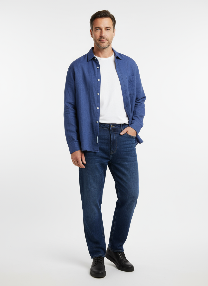 Pantaloni cotone invernale taglie forti