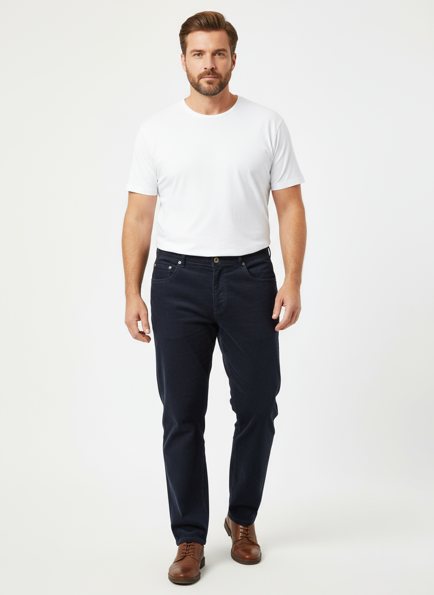 Pantaloni cotone invernale taglie forti