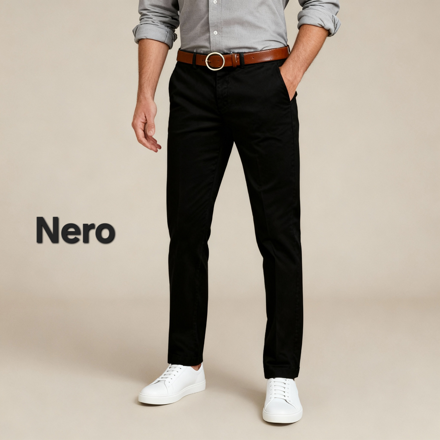 Pantalone cotone fustagna elasticizzato 6 colori