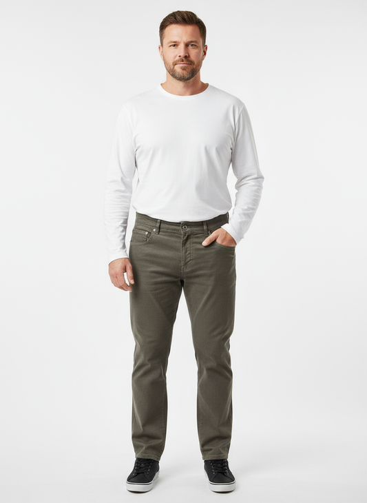 Pantaloni cotone invernale taglie forti