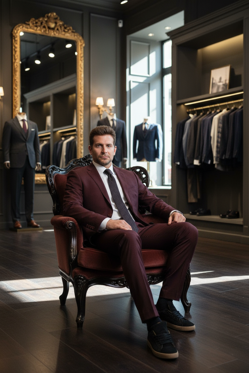 Abito tinta unita bordò