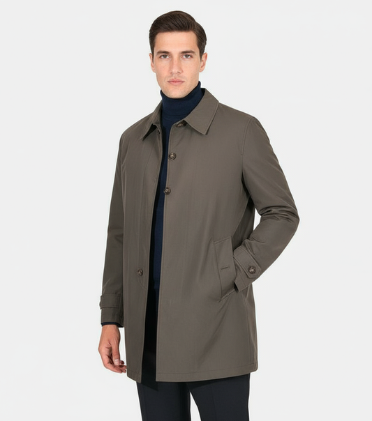 Giubbotto Trench modello fay tessuto tecnico Fango