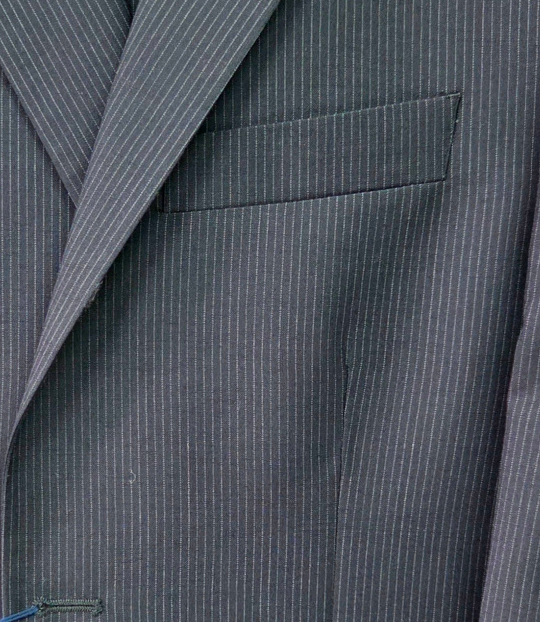 Abito Tasmania gessato blu navy