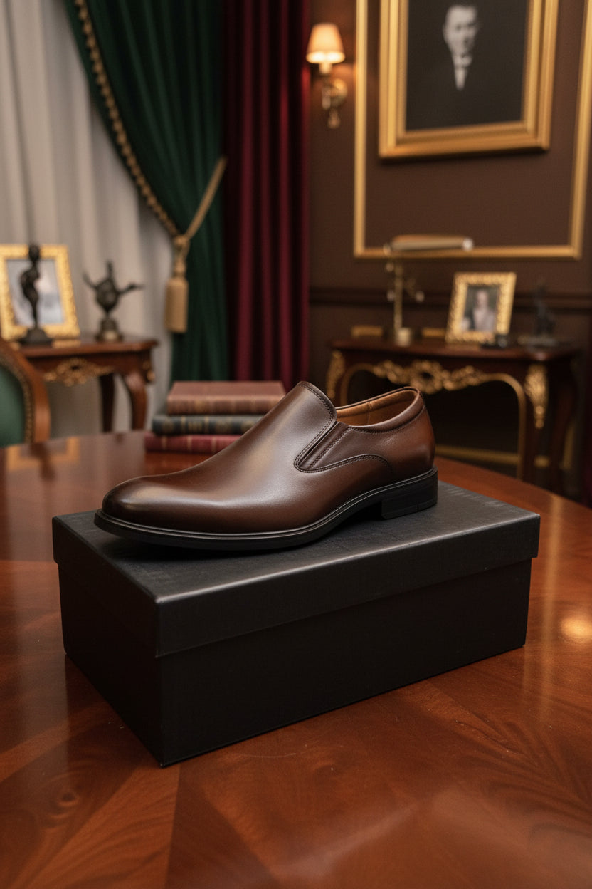 Scarpe slip-on da uomo testa di Moro