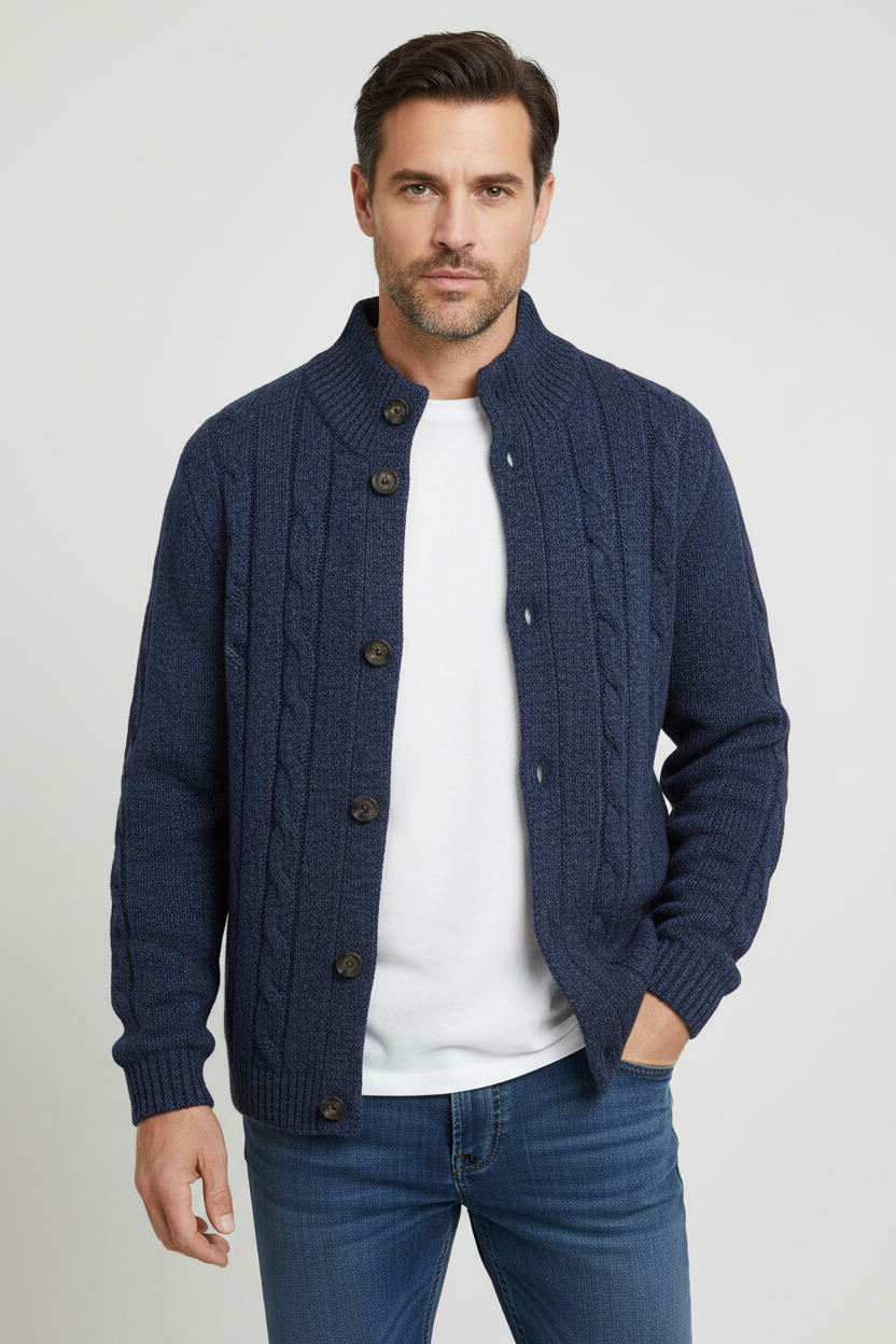 Maglione con trecce giacca BOTTONI
