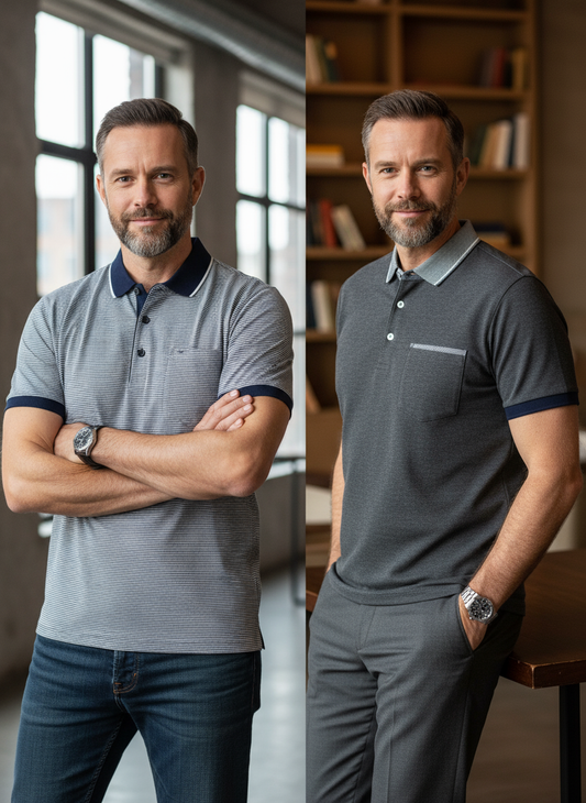 Polo mezze maniche cotone jersei