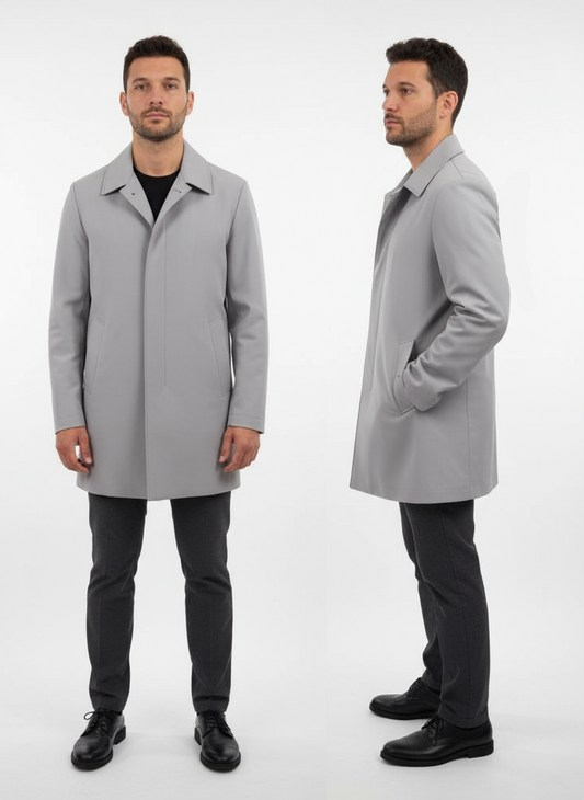 Trench tessuto tecnico modello fay Grigio perla