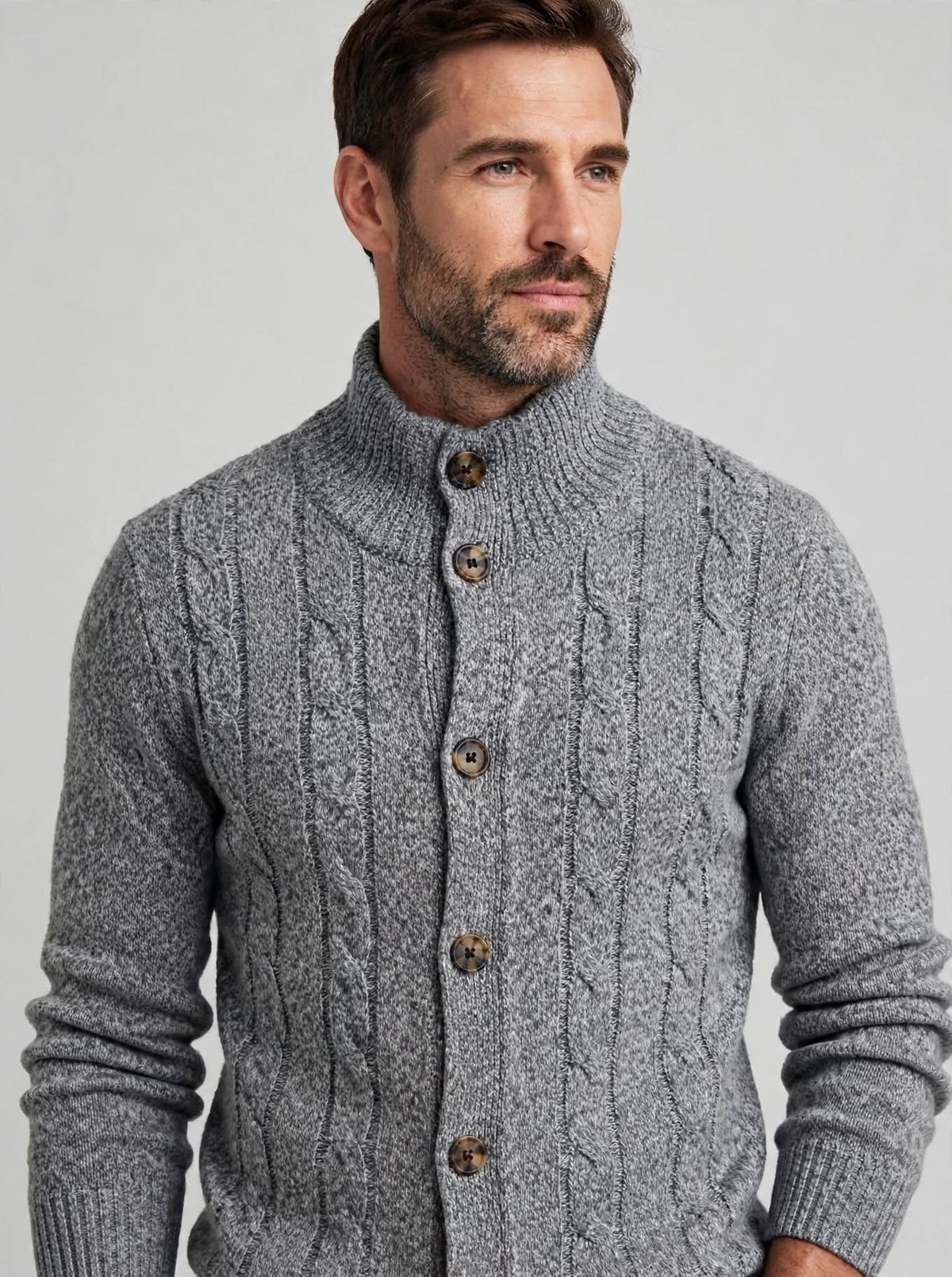 Maglione con trecce giacca BOTTONI