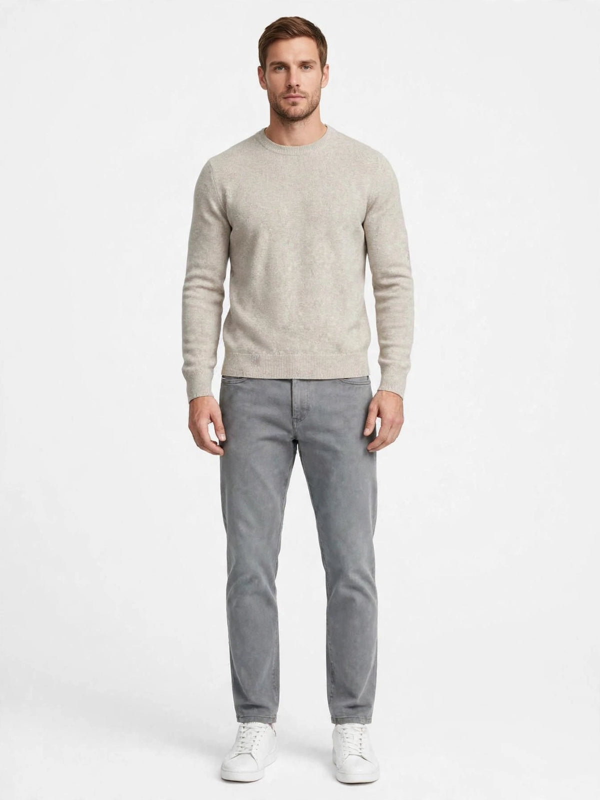 Pantalone cotone smerigliato Madeinitaly