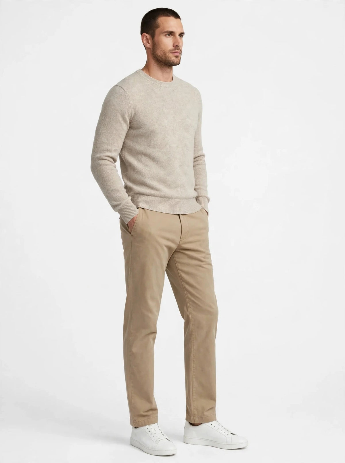 Pantalone cotone smerigliato Madeinitaly
