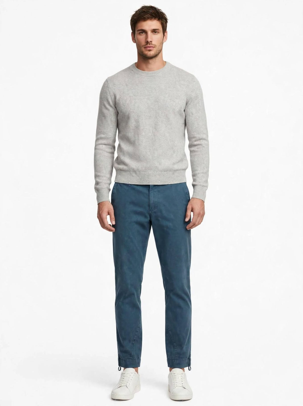 Pantalone cotone smerigliato Madeinitaly