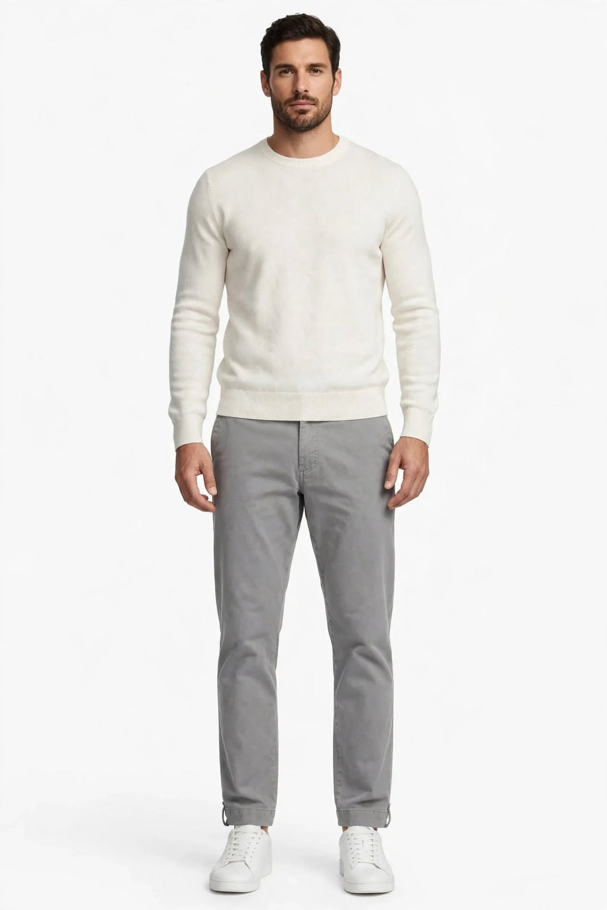 Pantalone cotone smerigliato Madeinitaly