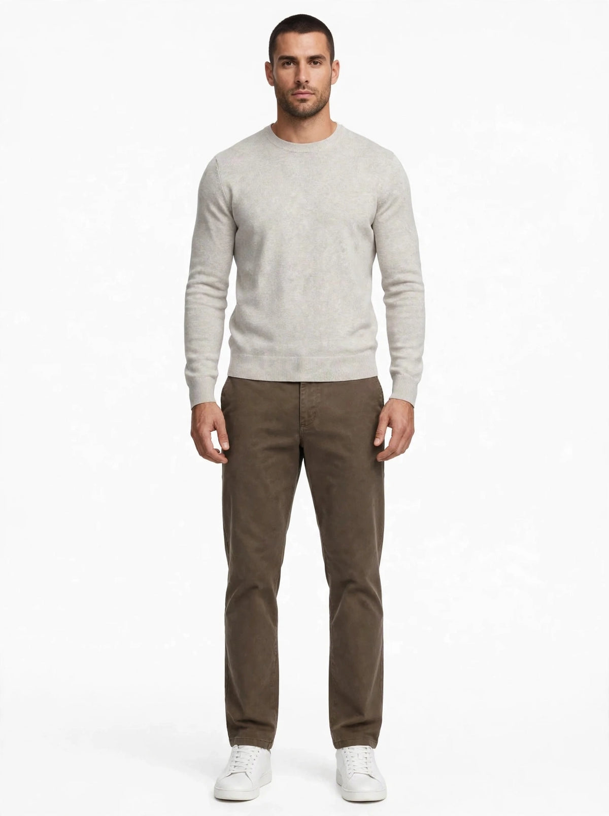 Pantalone cotone smerigliato Madeinitaly