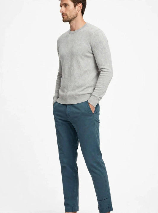Pantalone cotone smerigliato Madeinitaly