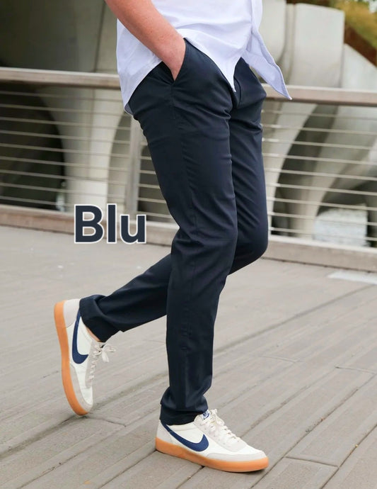 Pantalone cotone estivo elasticizzato 7 colori