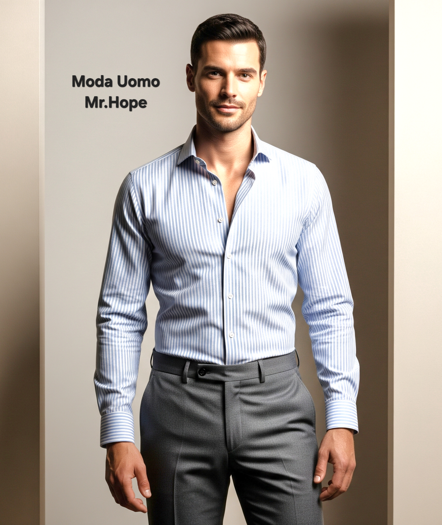 Camicie rigate Oversize calibrato 100% cotone 8 varianti