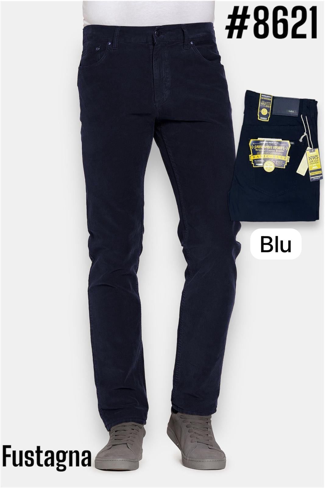 Pantalone chino smerigliato cotone 5 tasche