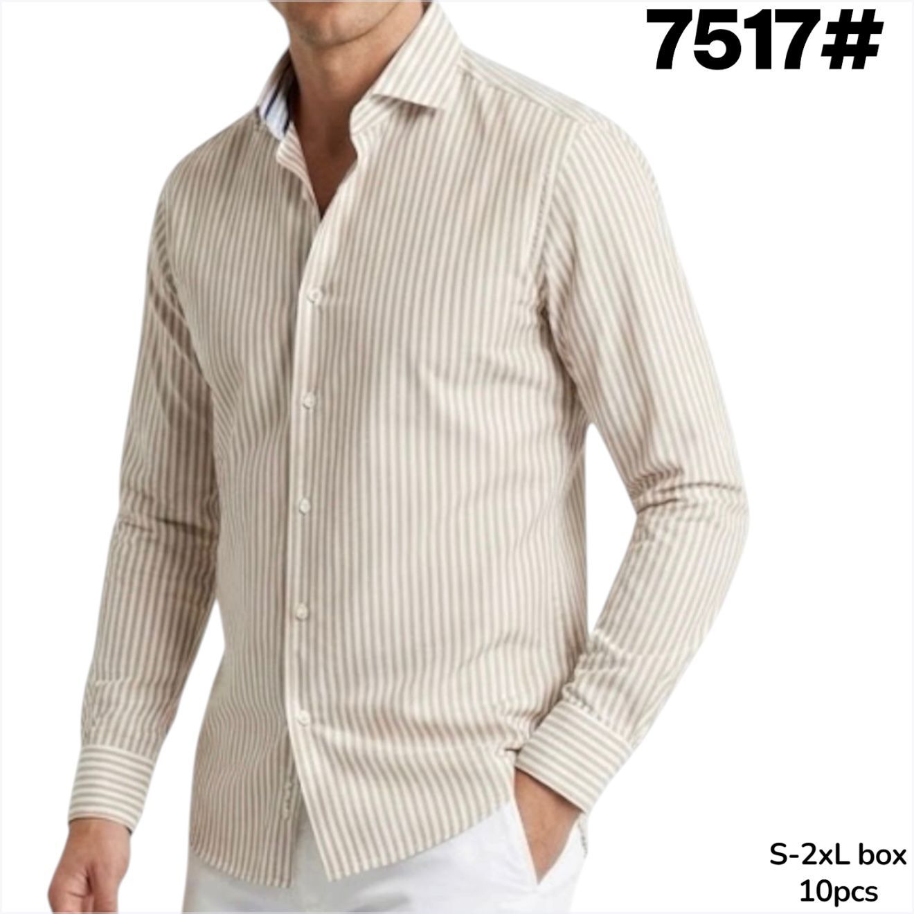 Camicia Slim Fit Fantasia Floreale Elasticizzata
