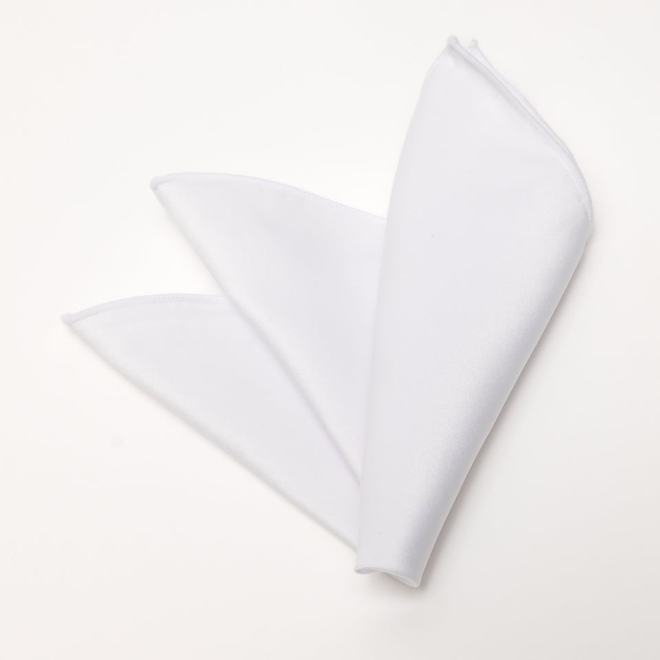 Fazzoletto da taschino raso pochette tinta unita vari colori